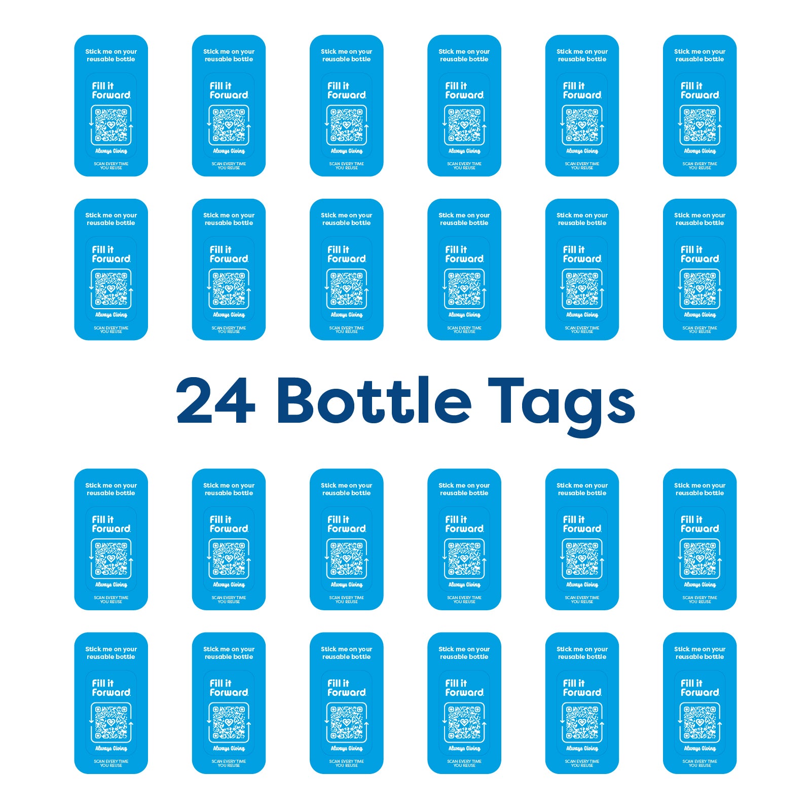 Group 24-Pack — Bottle Sticker