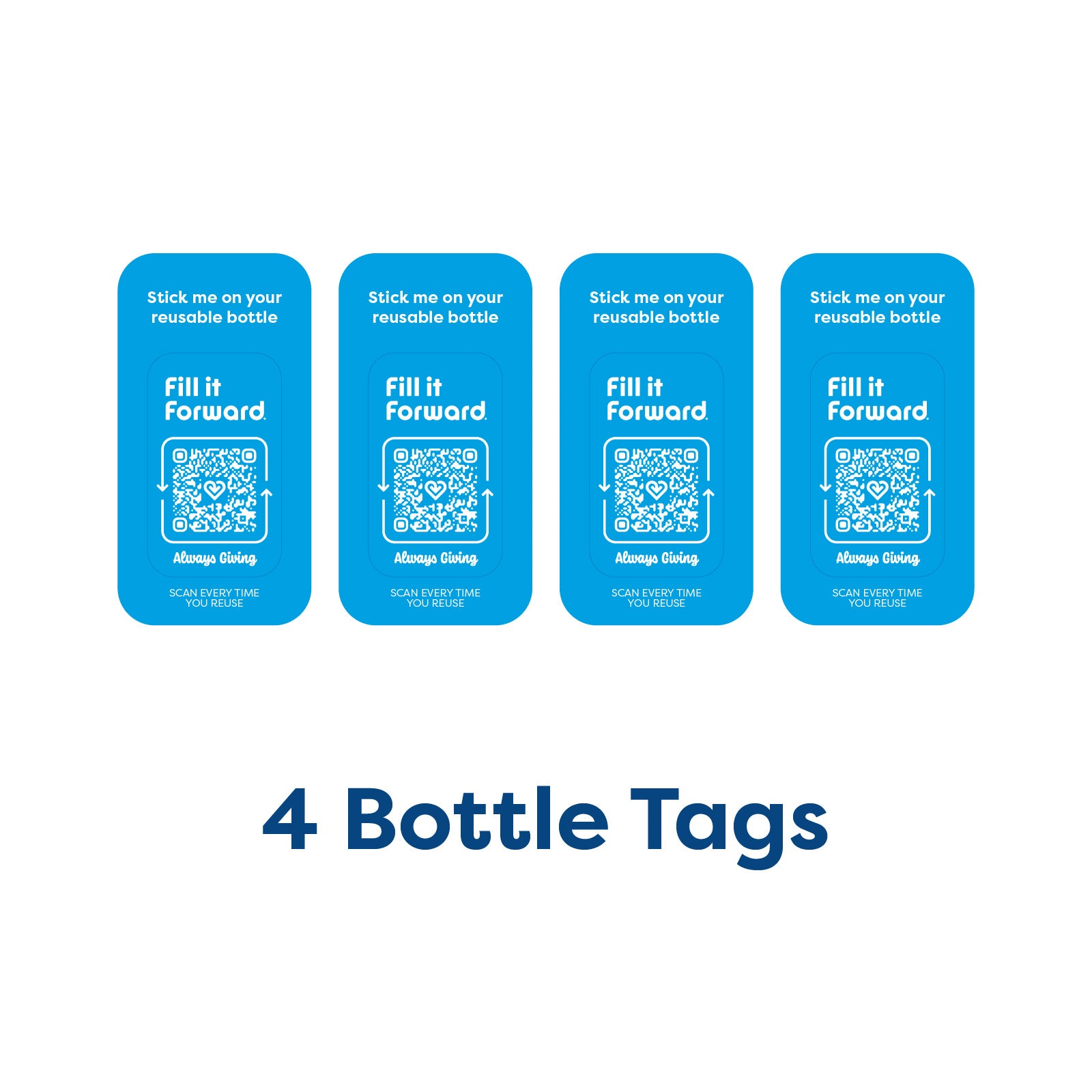 Family 4-Pack — Bottle Sticker